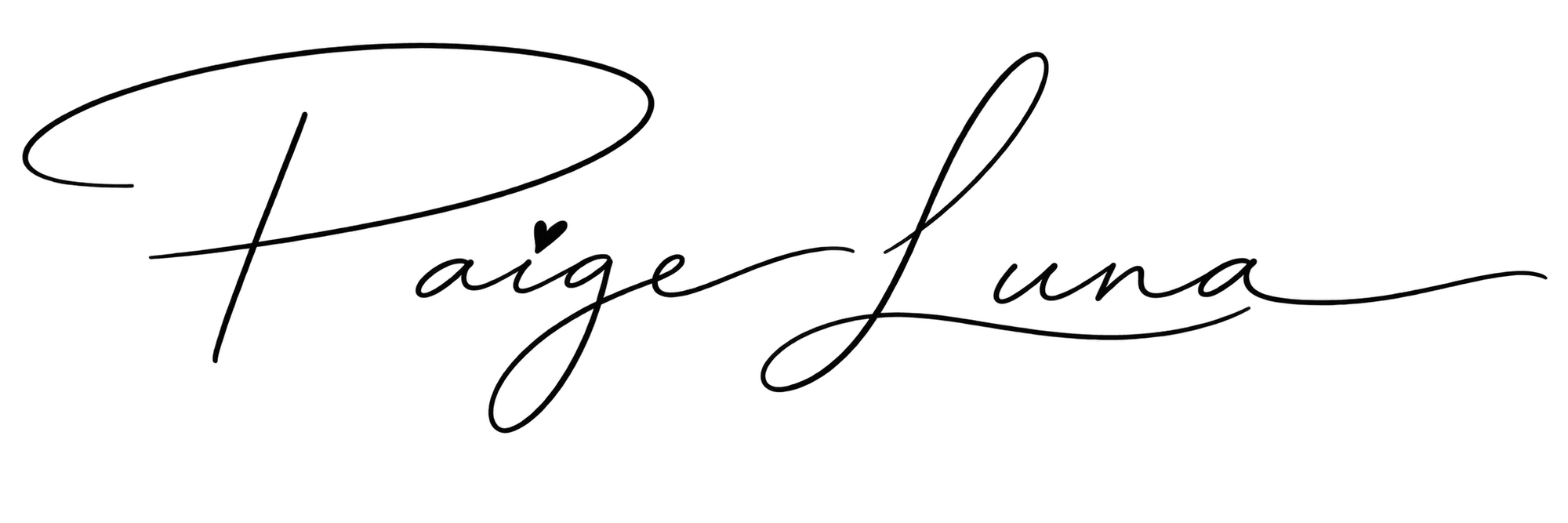 I Am Paige Luna signature logo